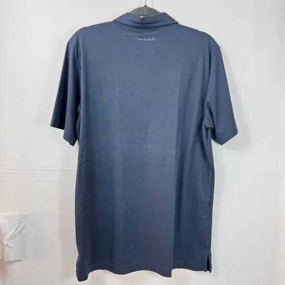 Travis Mathew Performance Golf Polo Shirt, Blue, Men’s Size Medium - Picture 2 of 7